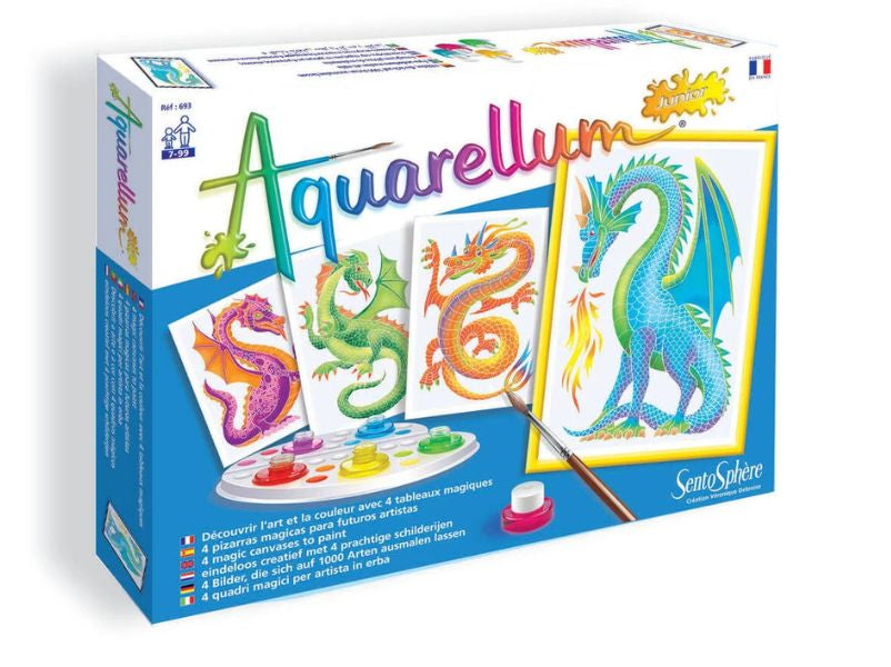 SENTOSPHERE Aquarellum Junior - Dragons pas cher - Activités créatives SENTOSPHERE Aquarellum Junior - Dragons pas cher - Activités créatives