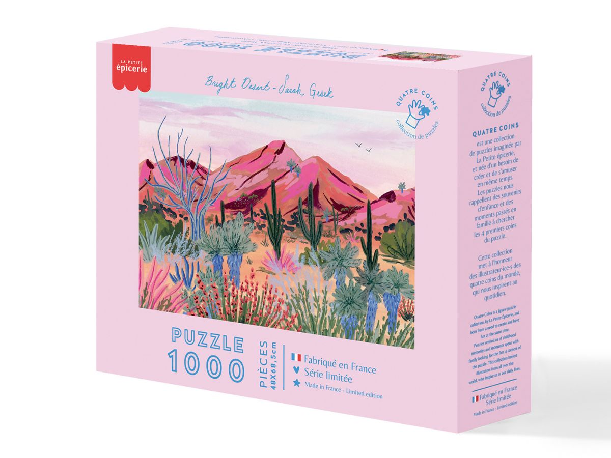 Puzzle Bright Desert par Sarah Gesek - 1000 pièces