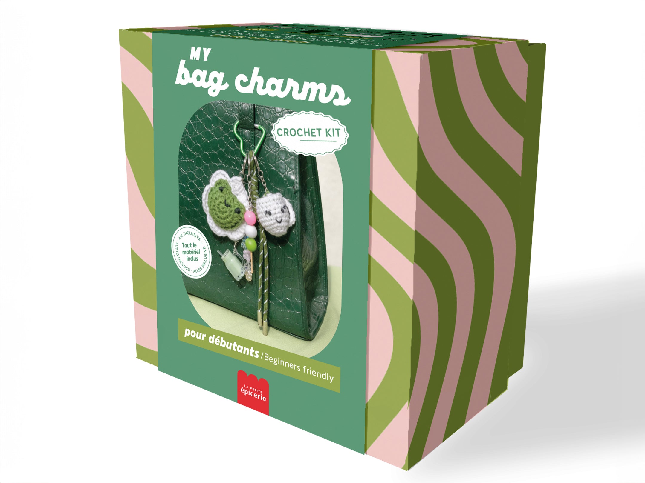 Kit crochet pour débutant - bag charms- matcha club