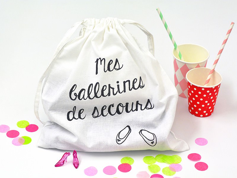 Voir le tuto Mon sac "chaussures de secours" Mon sac "chaussures de secours"
