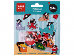 Acheter 24 stickers en mousse - pirates - 3,49 € en ligne sur La Petite Epicerie - Loisirs créatifs