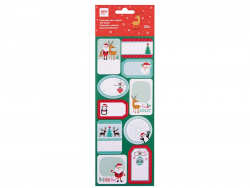 Acheter 20 étiquettes cadeaux de Noël à paillettes - 3,19 € en ligne sur La Petite Epicerie - Loisirs créatifs