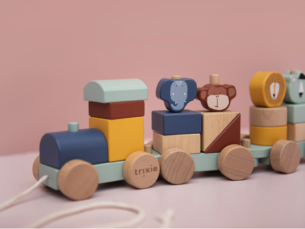 Acheter Train en bois animaux - 32,99 € en ligne sur La Petite Epicerie - Loisirs créatifs