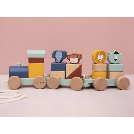 Acheter Train en bois animaux - 32,99 € en ligne sur La Petite Epicerie - Loisirs créatifs
