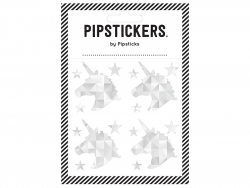 Acheter Stickers Licornes holographiques argentées - 2,99 € en ligne sur La Petite Epicerie - Loisirs créatifs