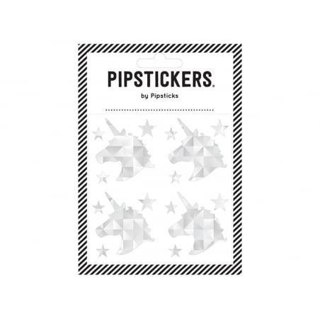 Acheter Stickers Licornes holographiques argentées - 2,99 € en ligne sur La Petite Epicerie - Loisirs créatifs