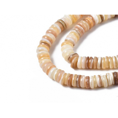 Acheter Lot de 20 perles rondelles heishi 6 mm - Coquillage naturel - 8,99 € en ligne sur La Petite Epicerie - Loisirs créatifs