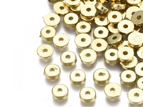 Acheter Lot de 20 perles intercalaires en plastique - Doré - 1,89 € en ligne sur La Petite Epicerie - Loisirs créatifs