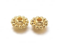 Acheter Lot de 20 perles intercalaires fleurs - Doré - 5,49 € en ligne sur La Petite Epicerie - Loisirs créatifs