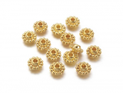 Acheter Lot de 20 perles intercalaires fleurs - Doré - 5,49 € en ligne sur La Petite Epicerie - Loisirs créatifs