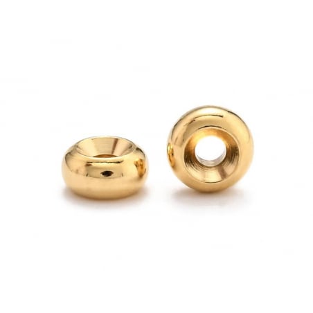 Acheter Lot de 20 perles intercalaires en laiton - Doré à l'or fin - 7,99 € en ligne sur La Petite Epicerie - Loisirs créatifs