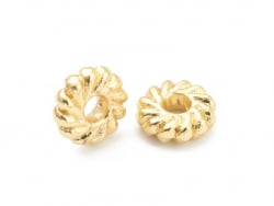 Acheter Lot de 20 perles intercalaires disque fleurs - Doré à l'or fin - 4,99 € en ligne sur La Petite Epicerie - Loisirs cré...