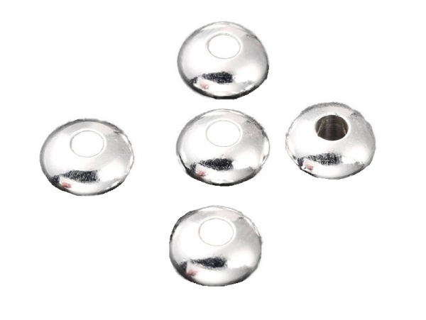 Acheter Lot de 20 perles intercalaires rondelles en laiton - Flash argent 925 - 6,99 € en ligne sur La Petite Epicerie - Lois...