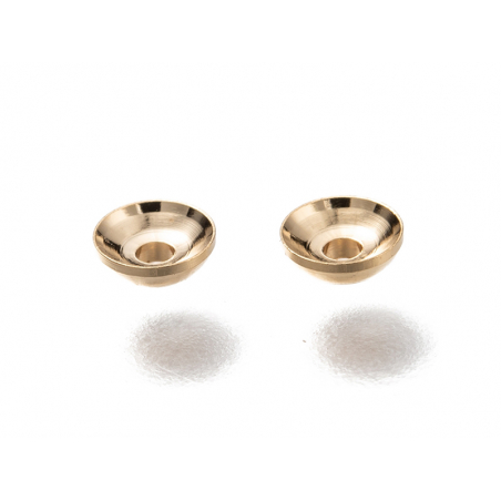 Acheter Lot de 20 perles intercalaires forme cloche en laiton - Doré à l'or fin - 5,39 € en ligne sur La Petite Epicerie - Lo...