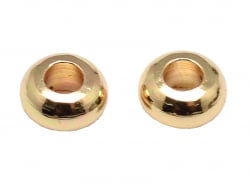 Acheter Lot de 20 perles intercalaires rondes - Doré - 2,99 € en ligne sur La Petite Epicerie - Loisirs créatifs