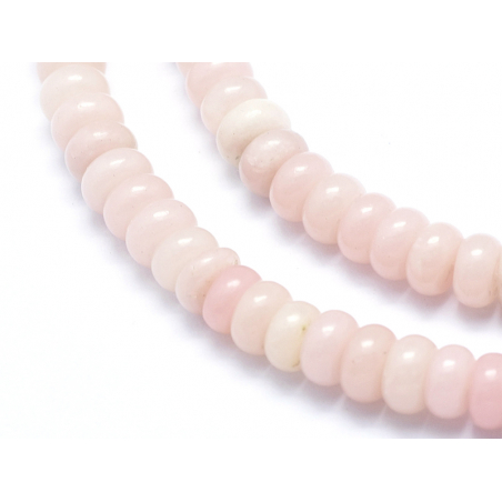 Acheter Lot de 20 perles rondelles - Opale rose - 7,49 € en ligne sur La Petite Epicerie - Loisirs créatifs