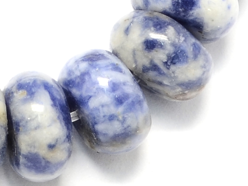 Acheter Lot de 20 perles rondelles - Jaspe tache bleu - 4,49 € en ligne sur La Petite Epicerie - Loisirs créatifs