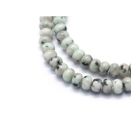 Acheter Lot de 20 perles rondelles - Jaspe kiwi - 2,39 € en ligne sur La Petite Epicerie - Loisirs créatifs