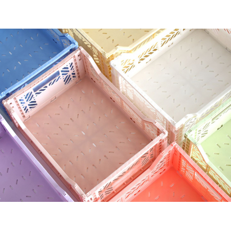 Acheter Cagette en plastique empilable - Petite - Lime cream - 5,49 € en ligne sur La Petite Epicerie - Loisirs créatifs