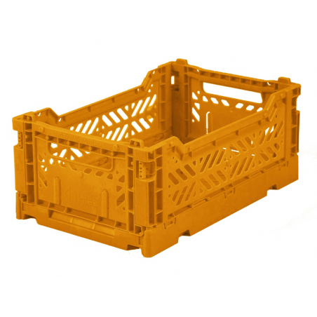 Acheter Cagette en plastique empilable - Petite - Mustard - 5,49 € en ligne sur La Petite Epicerie - Loisirs créatifs
