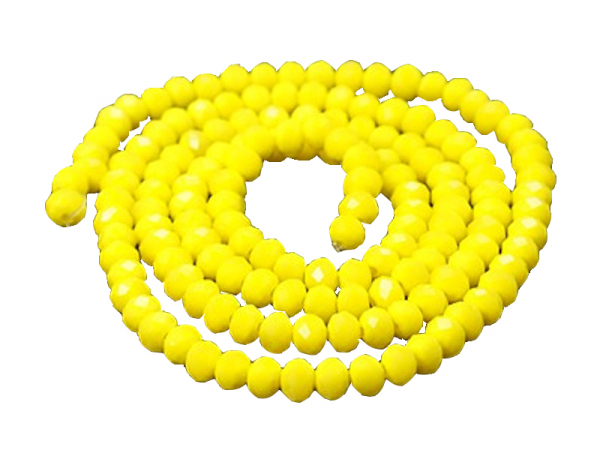 Acheter Lot de 20 perles en verre à facettes - Jaune - 1,29 € en ligne sur La Petite Epicerie - Loisirs créatifs