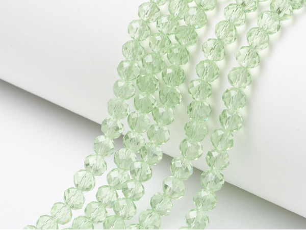 Acheter Lot de 20 perles en verre à facettes - Vert pâle - 0,99 € en ligne sur La Petite Epicerie - Loisirs créatifs