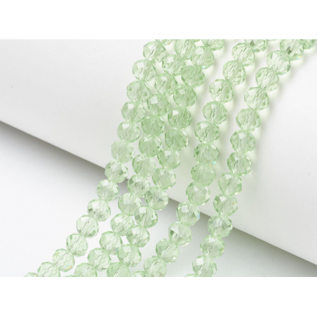 Acheter Lot de 20 perles en verre à facettes - Vert pâle - 0,99 € en ligne sur La Petite Epicerie - Loisirs créatifs