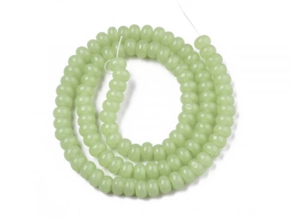 Acheter Lot de 20 perles rondelles en verre - Vert clair - 0,99 € en ligne sur La Petite Epicerie - Loisirs créatifs