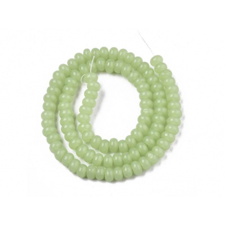 Acheter Lot de 20 perles rondelles en verre - Vert clair - 0,99 € en ligne sur La Petite Epicerie - Loisirs créatifs