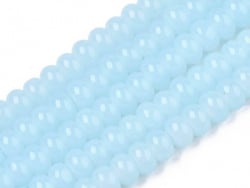 Acheter Lot de 20 perles rondelles en verre - Bleu ciel - 0,99 € en ligne sur La Petite Epicerie - Loisirs créatifs