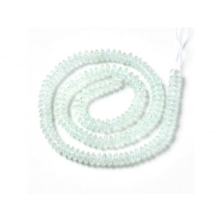 Acheter Lot de 20 perles rondelles en verre craquelé - Aigue-marine - 0,99 € en ligne sur La Petite Epicerie - Loisirs créatifs