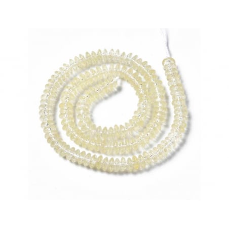 Acheter Lot de 20 perles rondelles en verre craquelé - Jaune clair - 0,99 € en ligne sur La Petite Epicerie - Loisirs créatifs