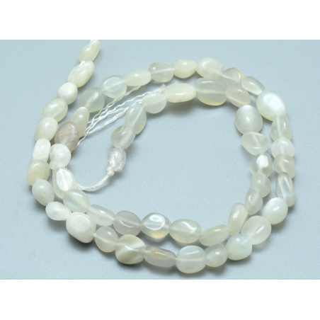 Acheter Lot de 20 perles en pierre de lune - Blanc - 5,99 € en ligne sur La Petite Epicerie - Loisirs créatifs
