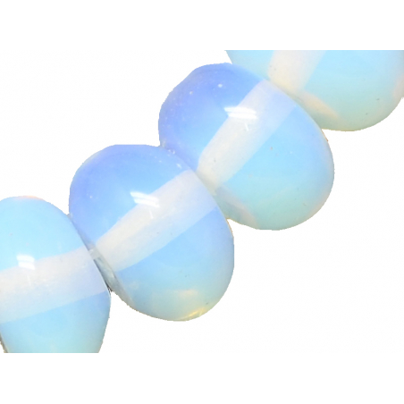 Acheter Lot de 20 perles rondelles en opalite - Cyan clair - 4,59 € en ligne sur La Petite Epicerie - Loisirs créatifs