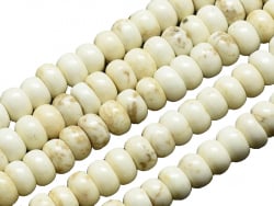 Acheter Lot de 20 perles rondelles en howlite naturelle - 2,19 € en ligne sur La Petite Epicerie - Loisirs créatifs