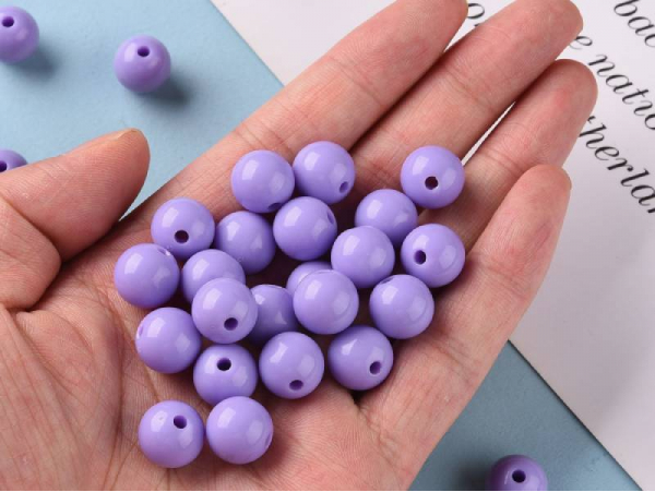 Acheter Lot de 50 perles rondes en acrylique - Lilas - 2,59 € en ligne sur La Petite Epicerie - Loisirs créatifs