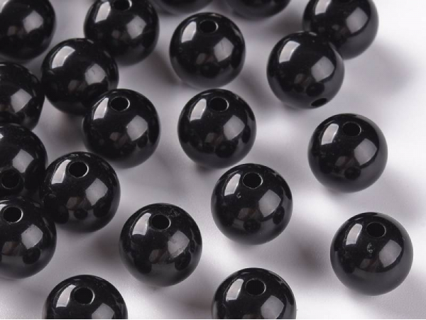 Acheter Lot de 50 perles rondes en acrylique - Noir - 2,59 € en ligne sur La Petite Epicerie - Loisirs créatifs