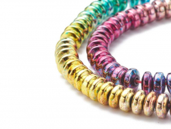 Acheter Lot de 20 perles rondelles en hématite synthétique - Arc-en-ciel - 1,99 € en ligne sur La Petite Epicerie - Loisirs c...