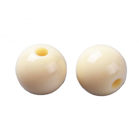 Acheter Lot de 50 perles rondes en plastique - Crème - 3,59 € en ligne sur La Petite Epicerie - Loisirs créatifs