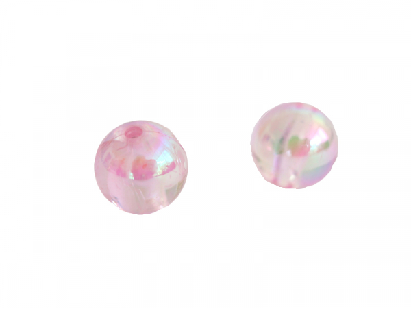 Acheter Lot de 50 perles rondes en acrylique transparentes - Rose - 4,49 € en ligne sur La Petite Epicerie - Loisirs créatifs