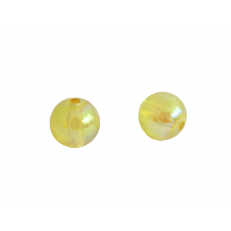 Acheter Lot de 50 perles rondes en acrylique transparentes - Jaune - 4,49 € en ligne sur La Petite Epicerie - Loisirs créatifs