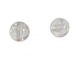 Acheter Lot de 50 perles rondes en acrylique transparentes - Pailleté argenté - 5,49 € en ligne sur La Petite Epicerie - Lois...