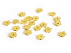 Acheter Lot de 20 perles intercalaires fleurs texturées - Doré à l'or fin - 5,99 € en ligne sur La Petite Epicerie - Loisirs ...