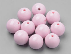 Acheter Lot de 50 perles rondes en acrylique - Rose clair - 2,59 € en ligne sur La Petite Epicerie - Loisirs créatifs