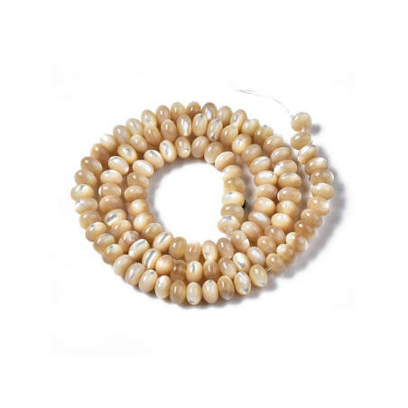Acheter Lot de 20 perles rondelles 6 mm - Coquille de trochid naturelle - 4,49 € en ligne sur La Petite Epicerie - Loisirs cr...