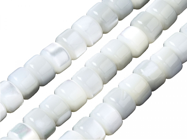 Acheter Lot de 20 perles colonnes 6 mm - Coquille de trochid - Blanc - 5,19 € en ligne sur La Petite Epicerie - Loisirs créatifs