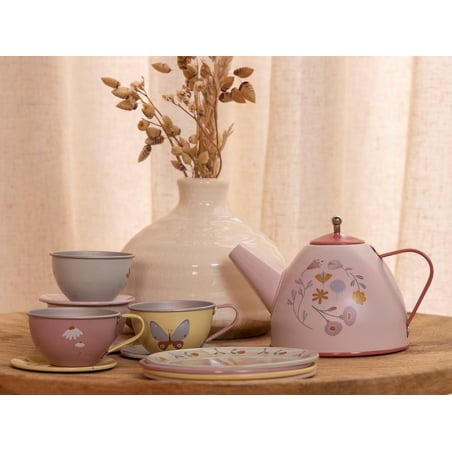 Acheter Service à thé en étain - Flowers & Butterflies - 29,89 € en ligne sur La Petite Epicerie - Loisirs créatifs