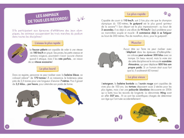 Livre Puzzle A La Découverte Des Animaux Du Monde - 6 Ans - Auzou