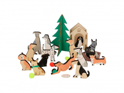 Acheter Calendrier de l'avent chiens de Noël - 24 pièces - 45,99 € en ligne sur La Petite Epicerie - Loisirs créatifs