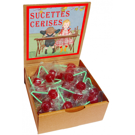 Acheter Friandise Vintage - Sucettes cerises - 0,99 € en ligne sur La Petite Epicerie - Loisirs créatifs